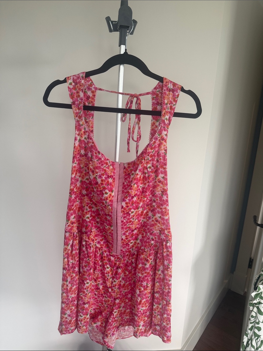 NWT XL Wild Fable  Pink Multicolor floral romper